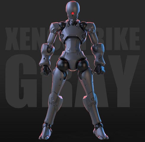 『3 min projectシリーズ』008_SHEIK MAINLAND 強攻異人 1/18スケールプラスチックモデルキット(グレー)